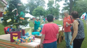 Faribault Branch table at International Festival